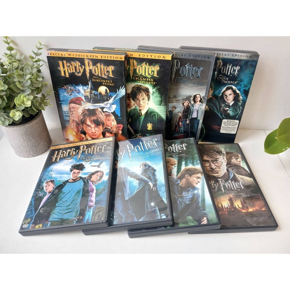 Harry Potter Complete 8-Film DVD Collection Widescreen Special Edition Set
